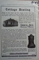 American Radiator Co Ad Cottage Heating