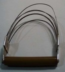 Bakelite mottled yellow green Androck pie crust cutter