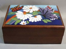 Decatur Industries Walnut Pipe tobacco box