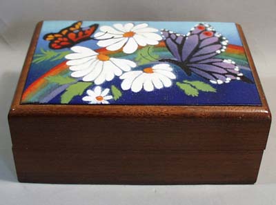 Decatur Industries Walnut Pipe tobacco box