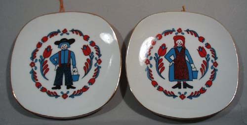 Amish boy and girl pr plates
