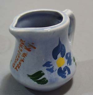 Advertising Creamer for Cupids Cave, Tenn, VA , KY