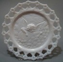 Westmoreland Angel Plate with forgetmenot border