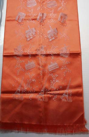 Silk Scarf featuring French Buildings