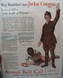 Junior First Aid Legion Jackie Coogan Ad 1927