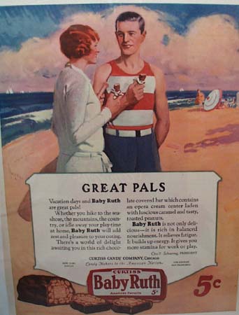 Baby Ruth Great Pals Ad 1927