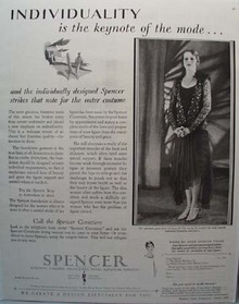 Spencer Corsets Individuality Ad 1928