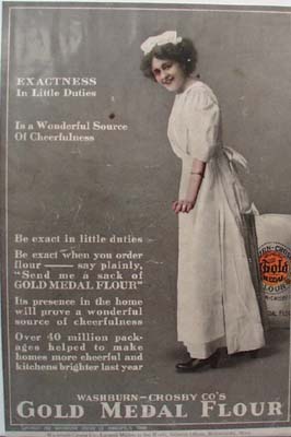 Gold Medal Flour Exactness Ad 1912