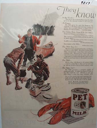 Pet Milk They Know Ad 1927
