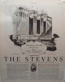 The Stevens Hotel World's Greatest 1927