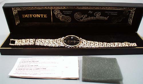 Dufonte by Lucien Piccard Diamond quartz watch