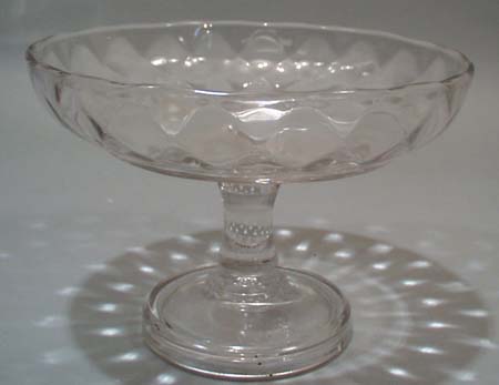 Nice older diamond pattern compote
