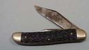 Pocket knife. Brass metal