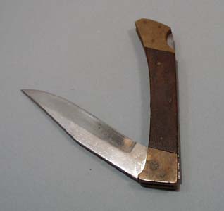 Pocket Knife, stainless steel blades.