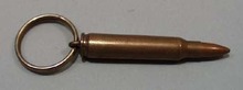 Keyring from rifle cartridge