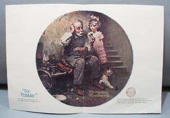 Norman Rockwelll official sheet advertising