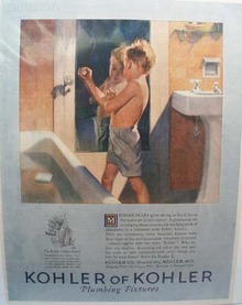 Kohler of Kohler Youth Learns Self Respect Ad 1926