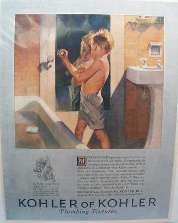 Kohler of Kohler Youth Learns Self Respect Ad 1926