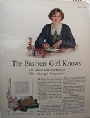 Palmolive Soap Business Girl Ad 1928
