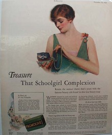 Palmolive Soap Treasure Ad 1928