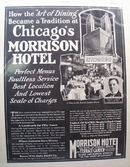Morrison Hotel Art of Dining Ad 1928