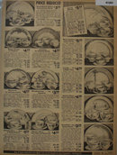 Sears Dinnerwear 1938 Ad featuring dinnerware patterns