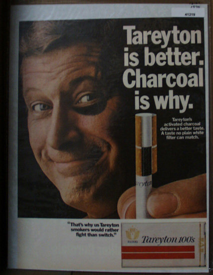 Tareyton 100s Cigarette 1970 Ad