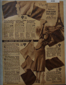 Sears Rayon And Wool Fabric 1938 Ad Anne Williams