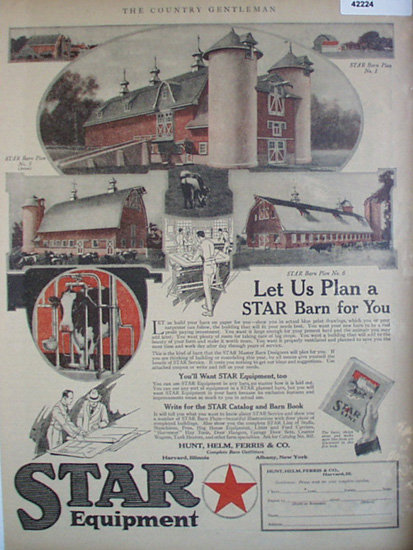 Star Barn Plans 1920 Ad