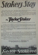 Taylor Engineering Co. Stoker 1920 Ad