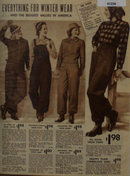 Sears Winter Wear for Women 1938 Ad in wool