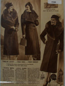 Sears Womens Trimline Coats 1938 Ad finer furs