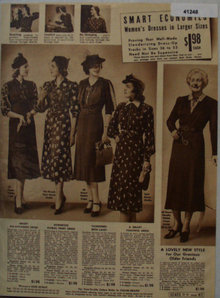 Sears Womens Dresses 1938 Ad