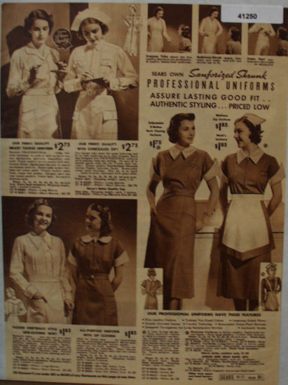 Sears Professional Uniforms 1938 Ad