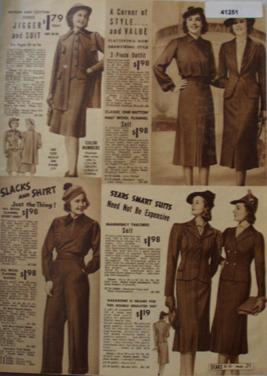 Sears Smart Suits 1938 Ad