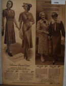 Sears Womens And Gracious Lady Dresses 1938 Ad