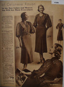 Sears Womens Dresses of Celanese Rayon 1938 Ad