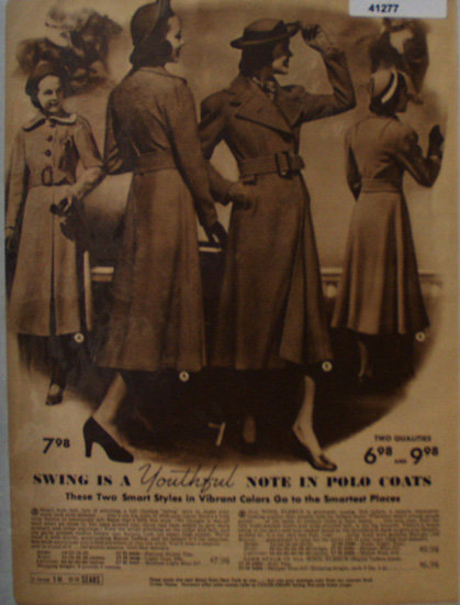 Sears Polo Coats 1938 Ad