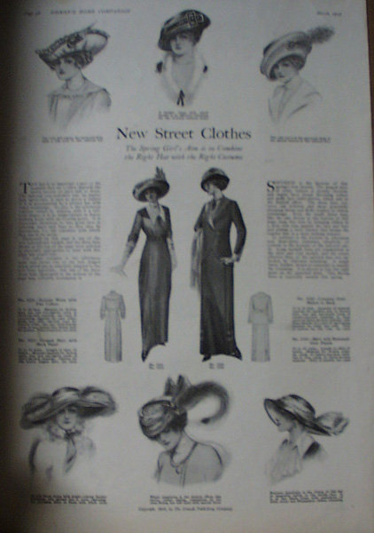 Street Clothes Patterns 1913 Ad