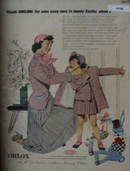 DuPont Orlon Fibers 1953 Ad