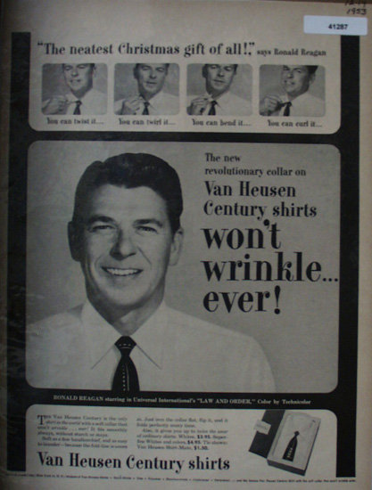 Van Heusen Shirts 1953 Ad