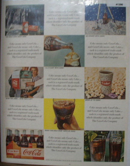 Coca Cola Means Coke 1962 Ad