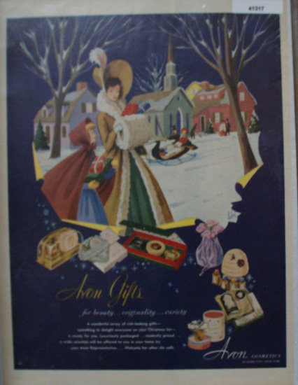 Avon Cosmetics 1951 Ad