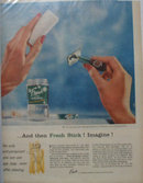 Fresh Stick Deodorant 1956 Ad