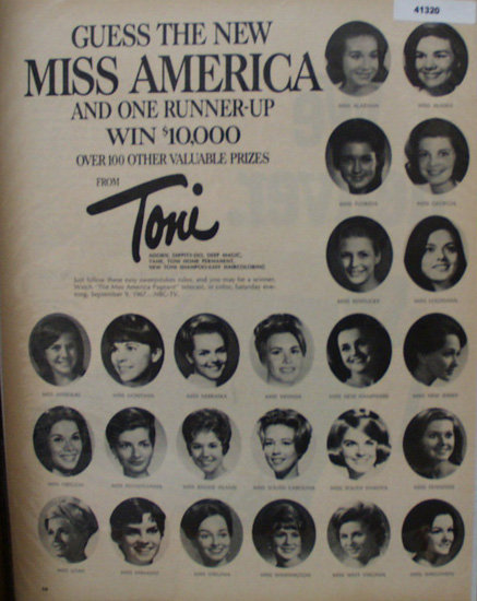 Toni Home Permanent Contest 1967 Ad
