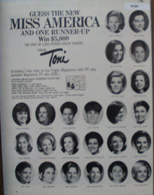 Toni Cosmetics Sweep steaks 1968 Ad
