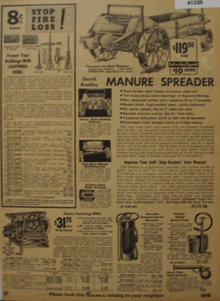 Sears Farm Related Spreader 1935 Ad