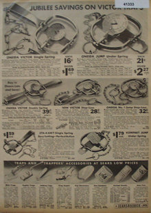 Sears Farm Related Traps 1936 Ad