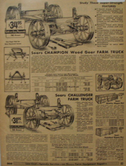 Sears Farm Related Truck And Bed 1935 Ad