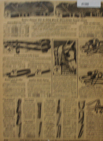 Sears Farm Related Horse Harness 1935 Ad